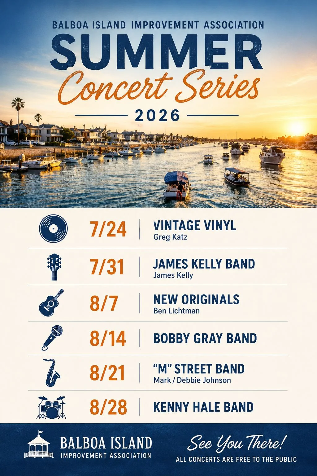 Balboa Island summer concert